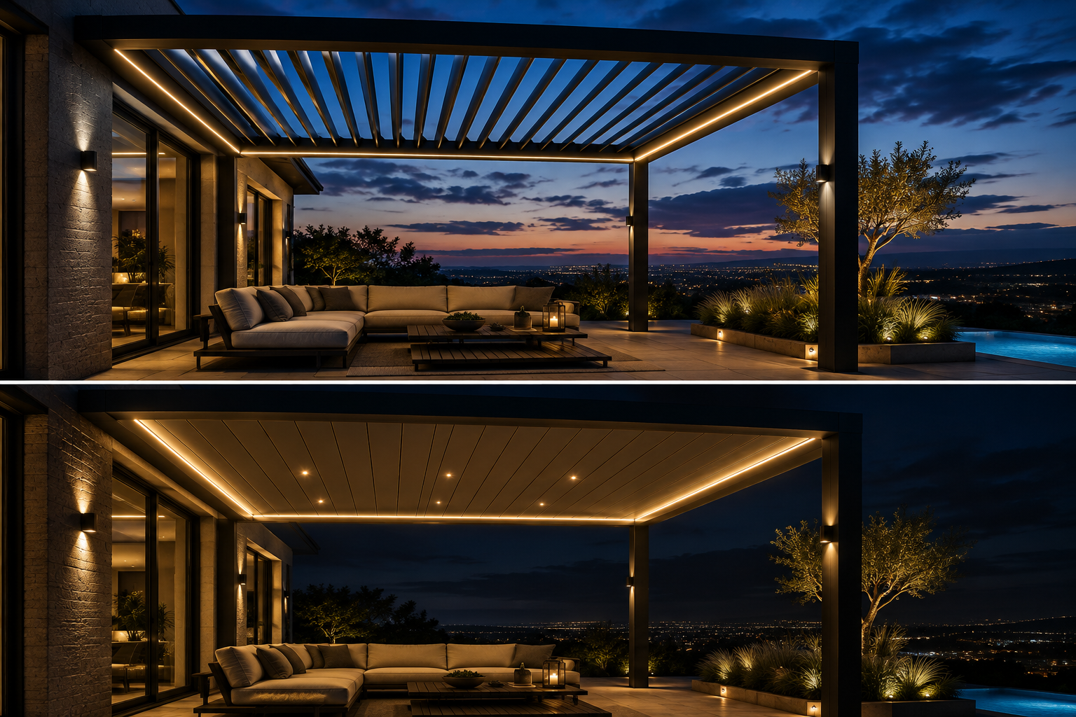 Pergola LED lighting